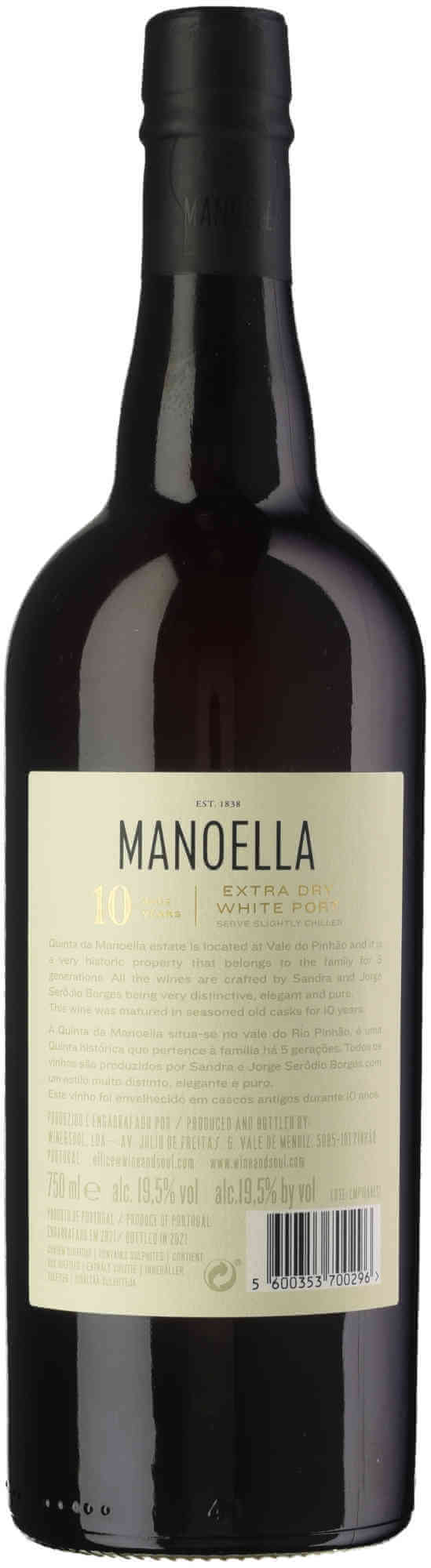 Manoella 10 Years Old Extra Dry White Port