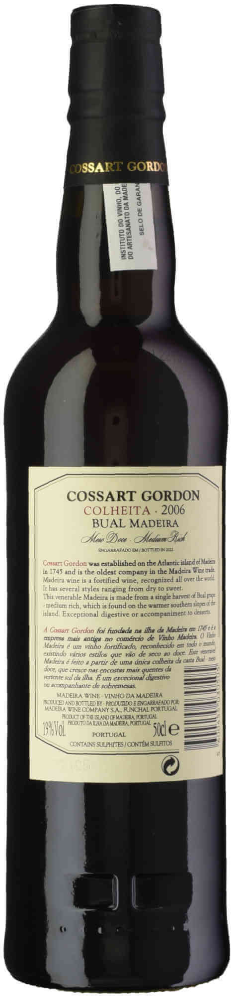 Cossart Gordon Bual Colheita