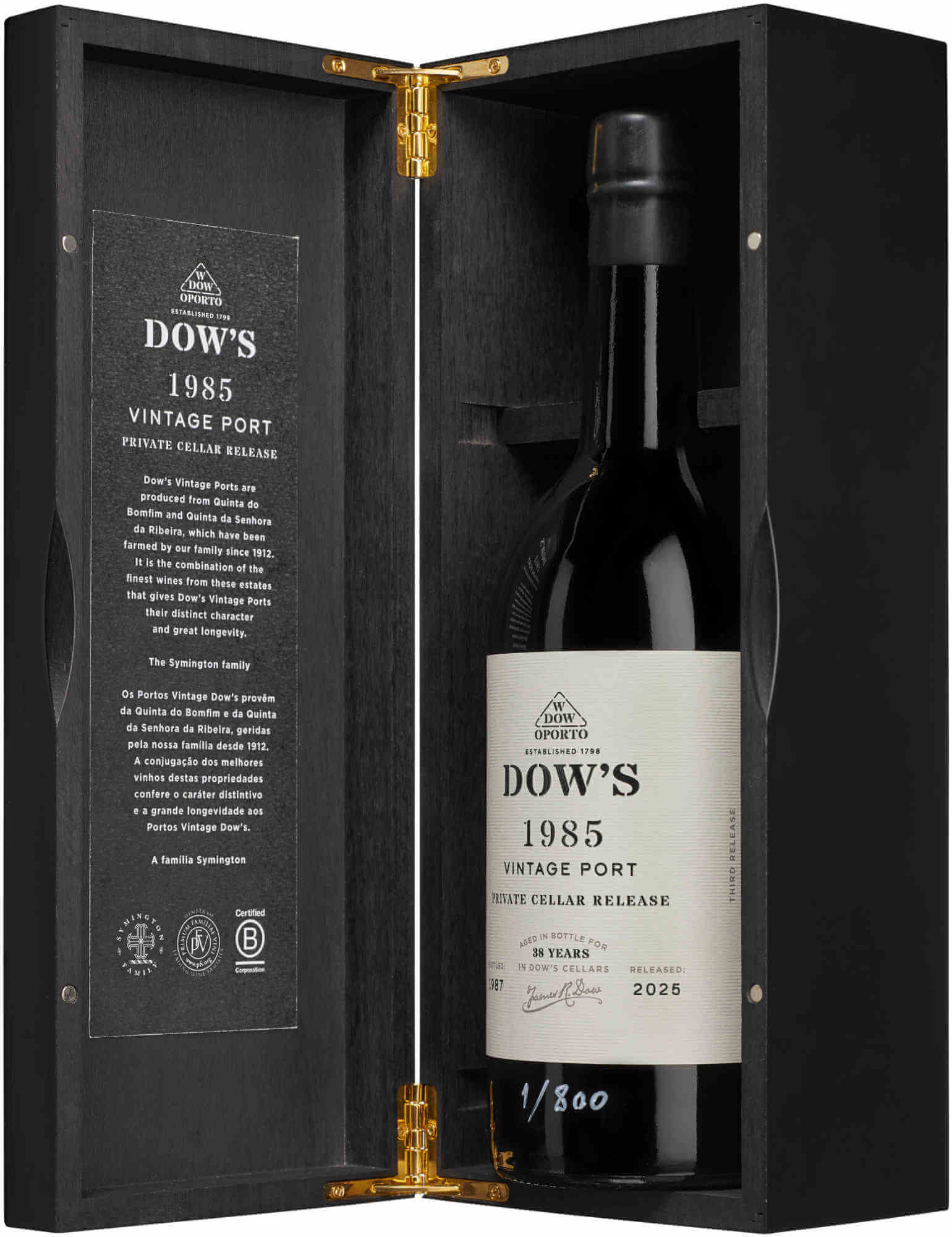 Dow's Vintage Port Private Cellar Release