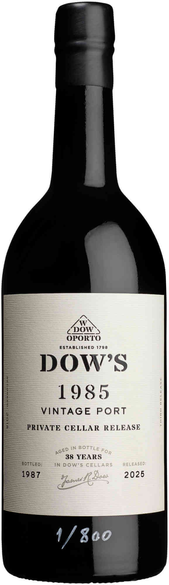 Dow's Vintage Port Private Cellar Release