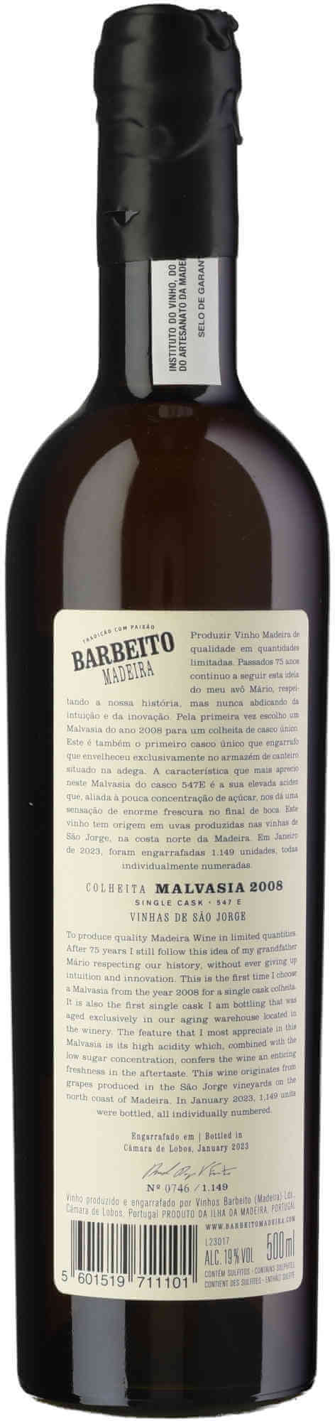 Barbeito-Malvasia-Colheita-2008-Back