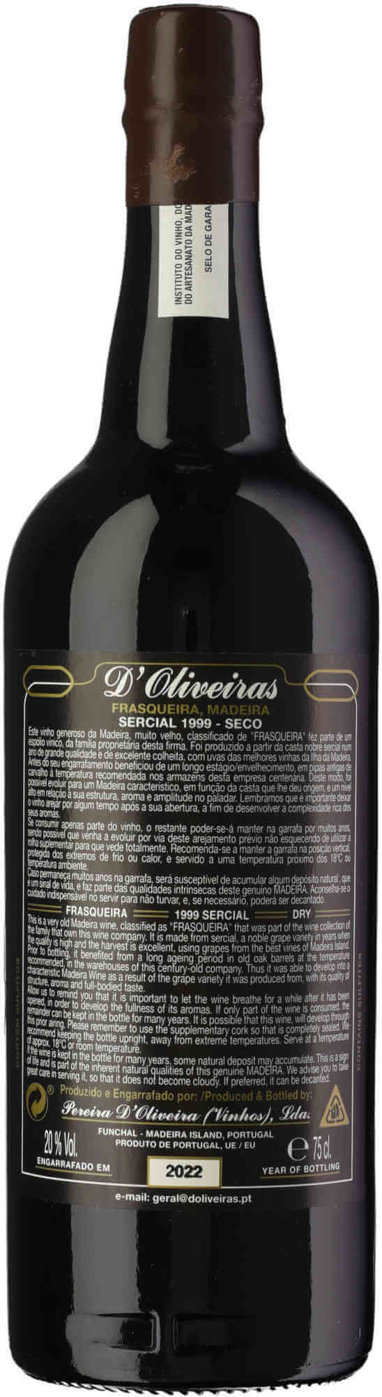 D-Oliveira-Sercial-1999-back