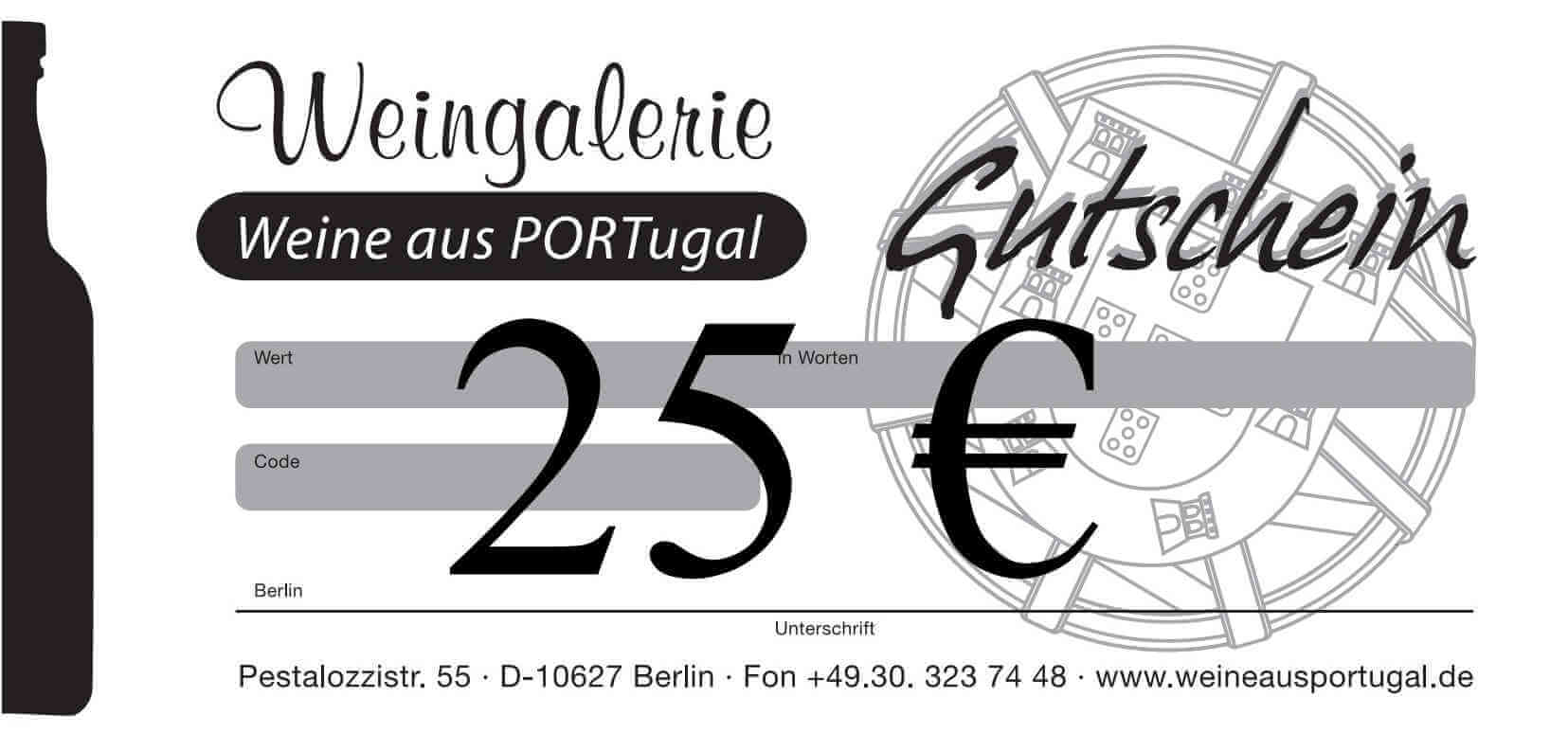 Gutschein 25 € - digital