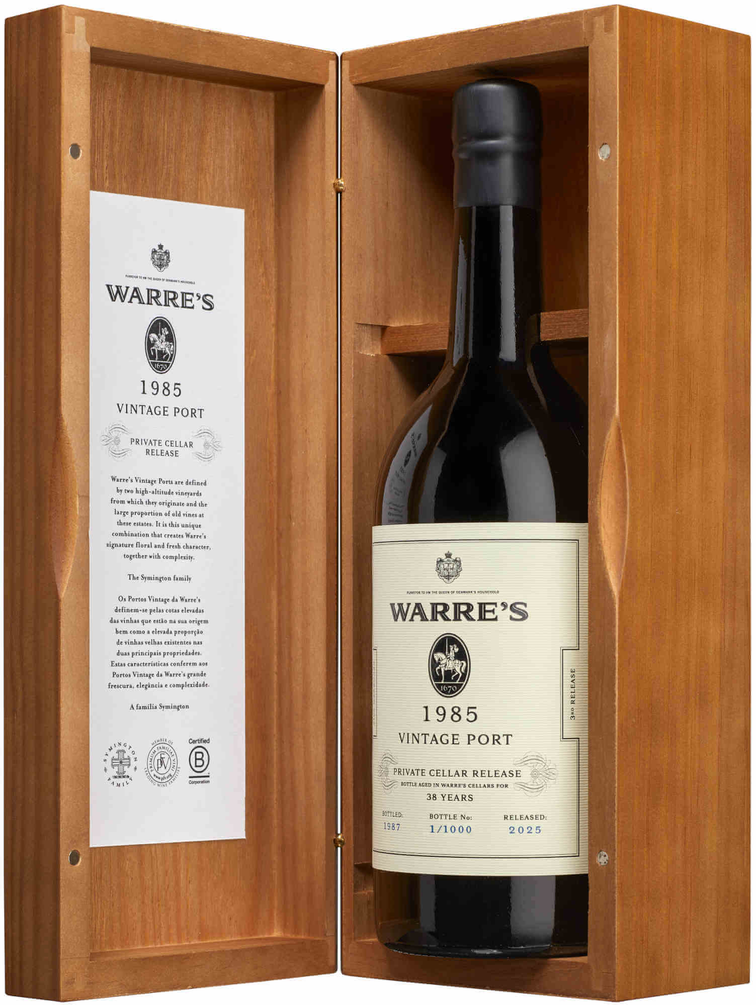 Warre's Vintage Port Private Cellar Release