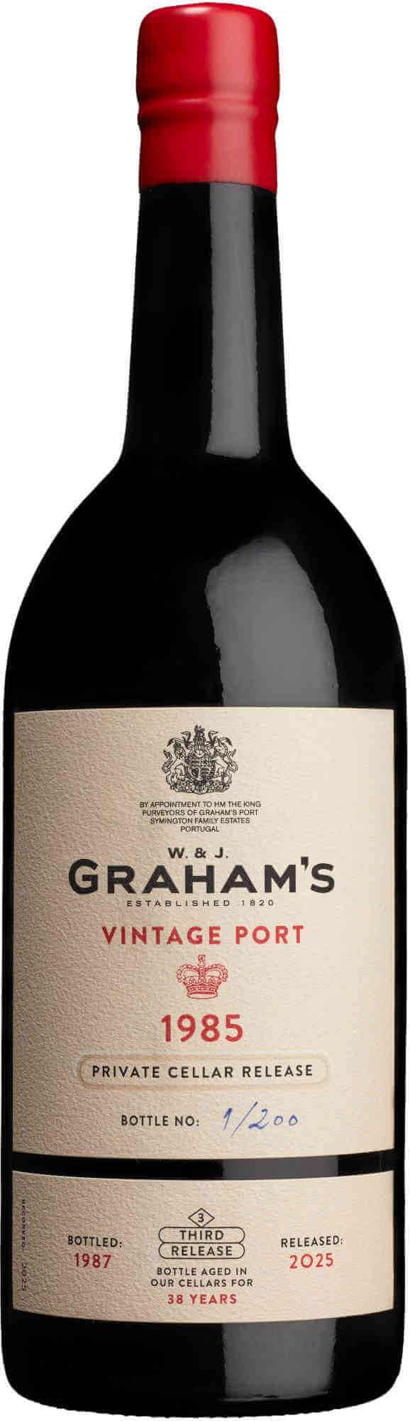 Graham's Vintage Port 1985 Private Cellar Release