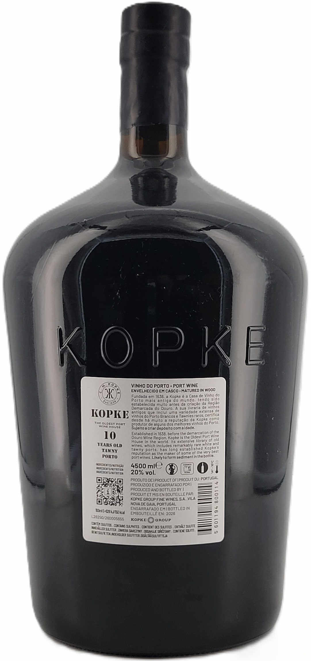 Kopke 10 Years Old Tawny Port 450cl Jeroboam
