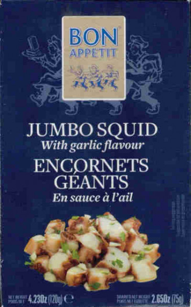 Bon Appetit - Jumbo Squid with garlic flavour