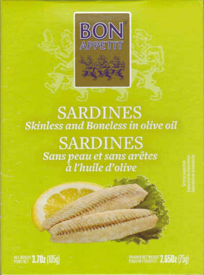 Bon Appetit - Sardines, skinless and boneless in olive oil
